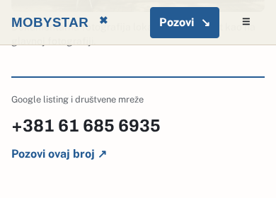 Izvorno označen telefonski poziv na gotovom demou